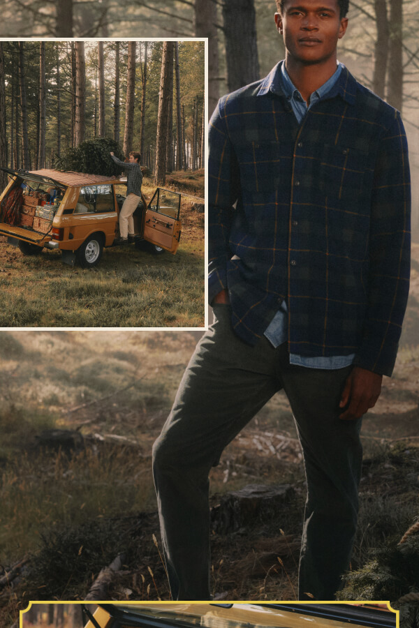 THE FLEECE CHECK OVERSHIRT 