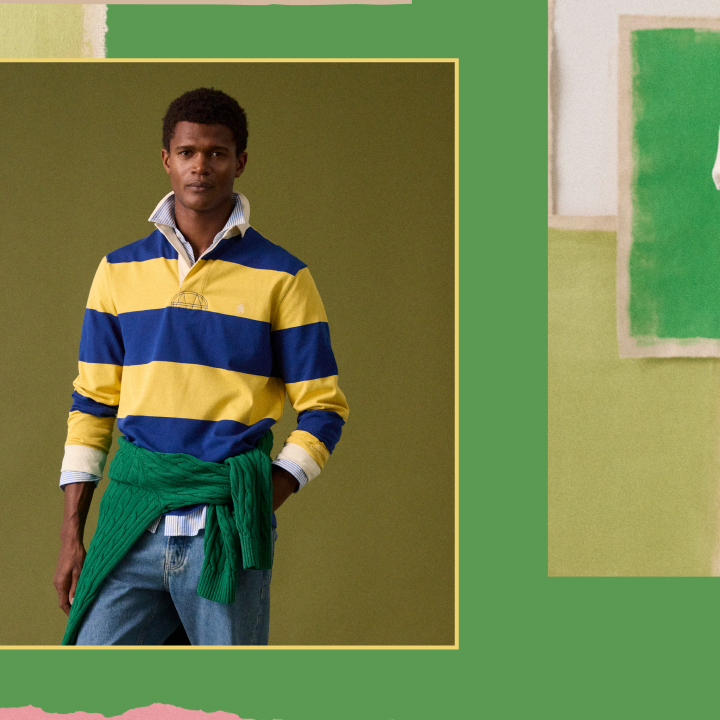 THE YELLOW STRIPE RUGBY SHIRT 