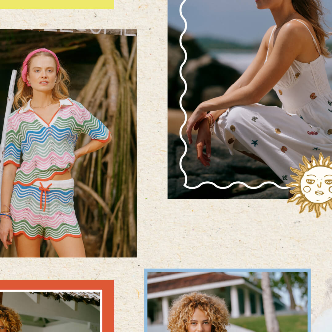 THE SANDY KNITTED WAVE TOP 