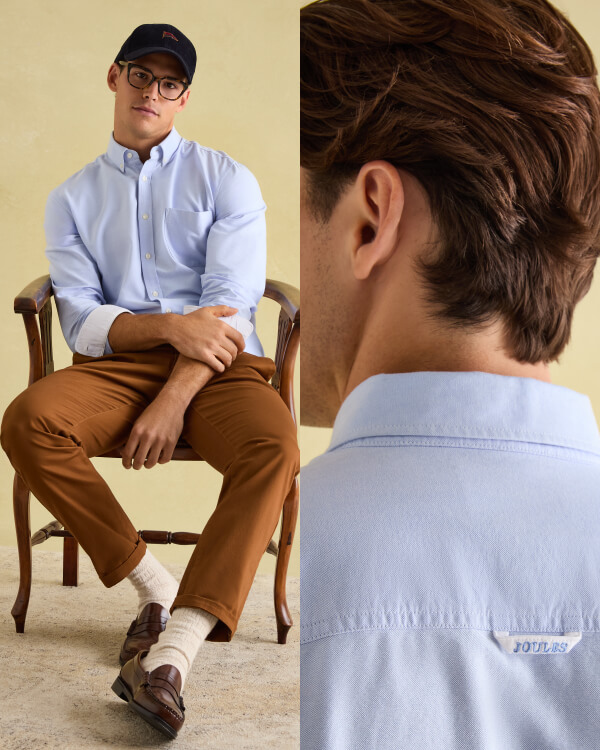 oxford shirt with a tie